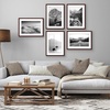 image:imageAmericanflat 11x14 Picture Frame 5Pack  Matted to 8x11  Black  Slim Molding construction Polished plexiglass front hangs vertical or horizontal sawtooth hangers includedMahogany
