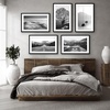 image:imageAmericanflat 11x14 Picture Frame 5Pack  Matted to 8x11  Black  Slim Molding construction Polished plexiglass front hangs vertical or horizontal sawtooth hangers includedBlack