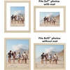 image:imageAmericanflat 11x14 Picture Frame 5Pack  Matted to 8x11  Black  Slim Molding construction Polished plexiglass front hangs vertical or horizontal sawtooth hangers includedNatural Oak