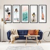 image:imageAmericanflat 11x14 Picture Frame 5Pack  Matted to 8x11  Black  Slim Molding construction Polished plexiglass front hangs vertical or horizontal sawtooth hangers includedBlack