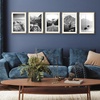 image:imageAmericanflat 11x14 Picture Frame 5Pack  Matted to 8x11  Black  Slim Molding construction Polished plexiglass front hangs vertical or horizontal sawtooth hangers includedGold