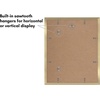 image:imageAmericanflat 11x14 Picture Frame 5Pack  Matted to 8x11  Black  Slim Molding construction Polished plexiglass front hangs vertical or horizontal sawtooth hangers includedGold