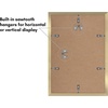 image:imageAmericanflat 11x14 Picture Frame 5Pack  Matted to 8x11  Black  Slim Molding construction Polished plexiglass front hangs vertical or horizontal sawtooth hangers includedGold