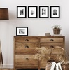 image:imageAmericanflat 11x14 Picture Frame 5Pack  Matted to 8x11  Black  Slim Molding construction Polished plexiglass front hangs vertical or horizontal sawtooth hangers includedBlack