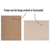 image:imageAmericanflat 11x14 Picture Frame 5Pack  Matted to 8x11  Black  Slim Molding construction Polished plexiglass front hangs vertical or horizontal sawtooth hangers includedWhite