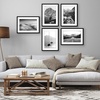 image:imageAmericanflat 11x14 Picture Frame 5Pack  Matted to 8x11  Black  Slim Molding construction Polished plexiglass front hangs vertical or horizontal sawtooth hangers includedBlack