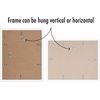 image:imageAmericanflat 11x14 Picture Frame 5Pack  Matted to 8x11  Black  Slim Molding construction Polished plexiglass front hangs vertical or horizontal sawtooth hangers includedWhite