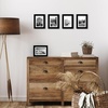 image:imageAmericanflat 11x14 Picture Frame 5Pack  Matted to 8x11  Black  Slim Molding construction Polished plexiglass front hangs vertical or horizontal sawtooth hangers includedBlack
