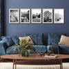 image:imageAmericanflat 11x14 Picture Frame 5Pack  Matted to 8x11  Black  Slim Molding construction Polished plexiglass front hangs vertical or horizontal sawtooth hangers includedNatural Oak