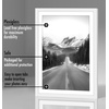 image:imageAmericanflat 11x14 Picture Frame 5Pack  Matted to 8x11  Black  Slim Molding construction Polished plexiglass front hangs vertical or horizontal sawtooth hangers includedWhite