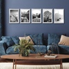 image:imageAmericanflat 11x14 Picture Frame 5Pack  Matted to 8x11  Black  Slim Molding construction Polished plexiglass front hangs vertical or horizontal sawtooth hangers includedSilver