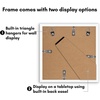 image:imageAmericanflat 11x14 Picture Frame 5Pack  Matted to 8x11  Black  Slim Molding construction Polished plexiglass front hangs vertical or horizontal sawtooth hangers includedWhite