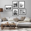 image:imageAmericanflat 11x14 Picture Frame 5Pack  Matted to 8x11  Black  Slim Molding construction Polished plexiglass front hangs vertical or horizontal sawtooth hangers includedBlack