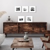 image:imageAmericanflat 11x14 Picture Frame 5Pack  Matted to 8x11  Black  Slim Molding construction Polished plexiglass front hangs vertical or horizontal sawtooth hangers includedWhite