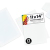 image:imageAmericanflat 12 Pack 9x12 Inch Artist Painting Canvas Panels  100 Cotton Blank Canvas Boards for Acrylic Oil Painting and More12 Pack  11x14