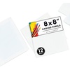 image:imageAmericanflat 12 Pack 9x12 Inch Artist Painting Canvas Panels  100 Cotton Blank Canvas Boards for Acrylic Oil Painting and More12 Pack  8x8