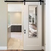 image:imageAmericanflat 15x51 Over The Door Mirror  Hanging Full Length Mirrors with Engineered Wood  Modern Mirror for Bathroom Bedroom Living Room  Mirrors for Wall Display and Home Decor  BlackDriftwood