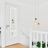 image:imageAmericanflat 15x51 Over The Door Mirror  Hanging Full Length Mirrors with Engineered Wood  Modern Mirror for Bathroom Bedroom Living Room  Mirrors for Wall Display and Home Decor  BlackWhite