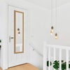 image:imageAmericanflat 15x51 Over The Door Mirror  Hanging Full Length Mirrors with Engineered Wood  Modern Mirror for Bathroom Bedroom Living Room  Mirrors for Wall Display and Home Decor  BlackDark Oak