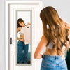 image:imageAmericanflat 15x51 Over The Door Mirror  Hanging Full Length Mirrors with Engineered Wood  Modern Mirror for Bathroom Bedroom Living Room  Mirrors for Wall Display and Home Decor  BlackLight Wood