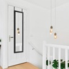 image:imageAmericanflat 15x51 Over The Door Mirror  Hanging Full Length Mirrors with Engineered Wood  Modern Mirror for Bathroom Bedroom Living Room  Mirrors for Wall Display and Home Decor  BlackBlack
