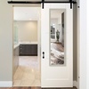 image:imageAmericanflat 15x51 Over The Door Mirror  Hanging Full Length Mirrors with Engineered Wood  Modern Mirror for Bathroom Bedroom Living Room  Mirrors for Wall Display and Home Decor  BlackLight Wood
