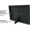 image:imageAmericanflat 5x7 Picture Frame 12Pack  Matted to 4x6  Black  Frontloading design Shatterresistant glass fits photos posters and art12 Pack  Without Mat