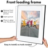 image:imageAmericanflat 5x7 Picture Frame 12Pack  Matted to 4x6  Black  Frontloading design Shatterresistant glass fits photos posters and art2 Pack  With Mat
