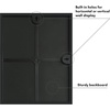 image:imageAmericanflat 5x7 Picture Frame 12Pack  Matted to 4x6  Black  Frontloading design Shatterresistant glass fits photos posters and art3 Pack  With Mat