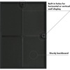 image:imageAmericanflat 5x7 Picture Frame 12Pack  Matted to 4x6  Black  Frontloading design Shatterresistant glass fits photos posters and art3 Pack  With Mat