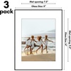 image:imageAmericanflat 5x7 Picture Frame 12Pack  Matted to 4x6  Black  Frontloading design Shatterresistant glass fits photos posters and art3 Pack  With Mat