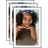 image:imageAmericanflat 5x7 Picture Frame 12Pack  Matted to 4x6  Black  Frontloading design Shatterresistant glass fits photos posters and art3 Pack  With Mat
