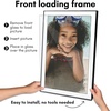 image:imageAmericanflat 5x7 Picture Frame 12Pack  Matted to 4x6  Black  Frontloading design Shatterresistant glass fits photos posters and art3 Pack  With Mat
