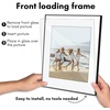 image:imageAmericanflat 5x7 Picture Frame 12Pack  Matted to 4x6  Black  Frontloading design Shatterresistant glass fits photos posters and art3 Pack  With Mat