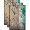 image:imageAmericanflat 5x7 Picture Frame 12Pack  Matted to 4x6  Black  Frontloading design Shatterresistant glass fits photos posters and art3 Pack  Without Mat