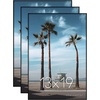 image:imageAmericanflat 5x7 Picture Frame 12Pack  Matted to 4x6  Black  Frontloading design Shatterresistant glass fits photos posters and art3 Pack  Without Mat