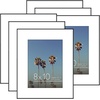 image:imageAmericanflat 5x7 Picture Frame 12Pack  Matted to 4x6  Black  Frontloading design Shatterresistant glass fits photos posters and art6 Pack  With Mat