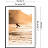 image:imageAmericanflat 5x7 Picture Frame 12Pack  Matted to 4x6  Black  Frontloading design Shatterresistant glass fits photos posters and art6 Pack  With Mat