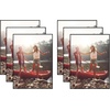 image:imageAmericanflat 5x7 Picture Frame 12Pack  Matted to 4x6  Black  Frontloading design Shatterresistant glass fits photos posters and art6 Pack  Without Mat