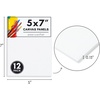 image:imageAmericanflat 6 Pack 16x20 Inch Artist Painting Canvas Panels  100 Cotton Blank Canvas Boards for Acrylic Oil Painting and More12 Pack  5x7