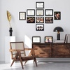 image:imageAmericanflat 8x10 Picture Frame with Polished Plexiglass  Set of 12  Signature Collection  Picture Frames with Engineered Wood  Photo Frame for Tabletop and Wall Display  BlackBlack