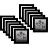 image:imageAmericanflat 8x10 Picture Frame with Polished Plexiglass  Set of 12  Signature Collection  Picture Frames with Engineered Wood  Photo Frame for Tabletop and Wall Display  BlackBlack