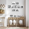 image:imageAmericanflat 8x10 Picture Frame with Polished Plexiglass  Set of 12  Signature Collection  Picture Frames with Engineered Wood  Photo Frame for Tabletop and Wall Display  BlackWhite