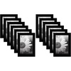 image:imageAmericanflat 8x10 Picture Frame with Polished Plexiglass  Set of 12  Signature Collection  Picture Frames with Engineered Wood  Photo Frame for Tabletop and Wall Display  BlackBlack