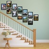 image:imageAmericanflat 8x10 Picture Frame with Polished Plexiglass  Set of 12  Signature Collection  Picture Frames with Engineered Wood  Photo Frame for Tabletop and Wall Display  BlackBlack