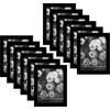 image:imageAmericanflat 8x10 Picture Frame with Polished Plexiglass  Set of 12  Signature Collection  Picture Frames with Engineered Wood  Photo Frame for Tabletop and Wall Display  BlackBlack