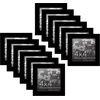 image:imageAmericanflat 8x10 Picture Frame with Polished Plexiglass  Set of 12  Signature Collection  Picture Frames with Engineered Wood  Photo Frame for Tabletop and Wall Display  BlackBlack
