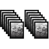 image:imageAmericanflat 8x10 Picture Frame with Polished Plexiglass  Set of 12  Signature Collection  Picture Frames with Engineered Wood  Photo Frame for Tabletop and Wall Display  BlackBlack