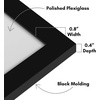 image:imageAmericanflat 8x10 Picture Frame with Polished Plexiglass  Set of 12  Signature Collection  Picture Frames with Engineered Wood  Photo Frame for Tabletop and Wall Display  BlackBlack