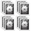 image:imageAmericanflat 8x10 Picture Frame with Polished Plexiglass  Set of 12  Signature Collection  Picture Frames with Engineered Wood  Photo Frame for Tabletop and Wall Display  BlackWhite
